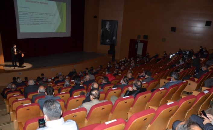 Muhtarlar Kovid-19’a karşı bilinçlendirildi