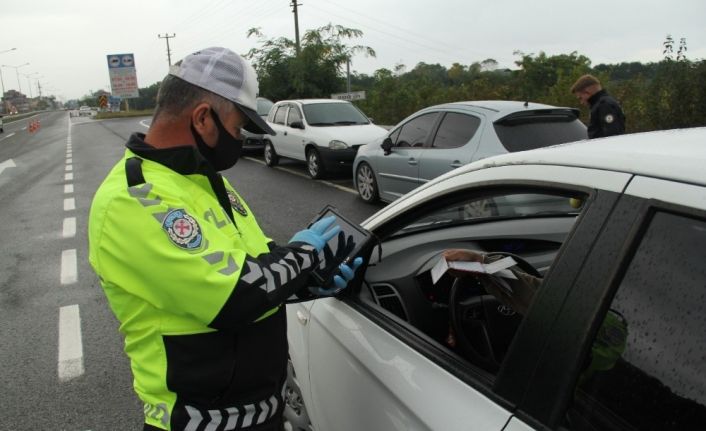 Ordu’da trafik cezaları en çok hız sınırını aşanlara kesiliyor