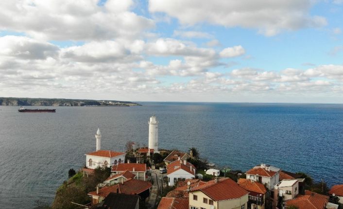 (Özel) Bakan Karaismailoğlu’nun restore edileceğini duyurduğu Anadolu Feneri havadan görüntülendi