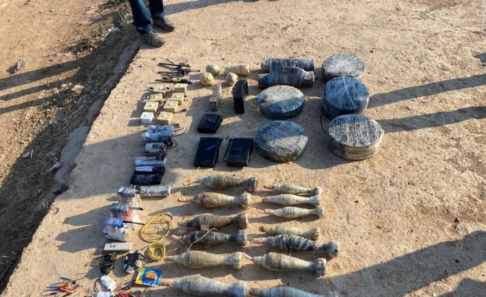 Resulayn’da terör örgütüne ait çok sayıda mühimmat ele geçirildi