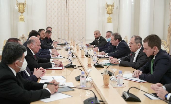 Rusya Dışişleri Bakanı Lavrov, Irak Dışişleri Bakanı Hüseyin ile görüştü