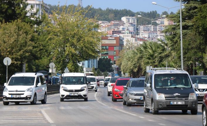 Samsun’da motorlu kara taşıt sayısı bir yılda 17 bin 571 adet arttı