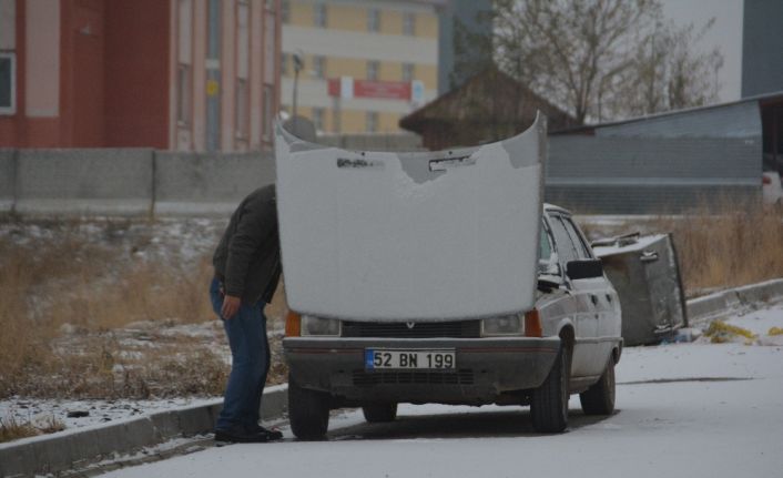 Sarıkamış beyaza bürüdü