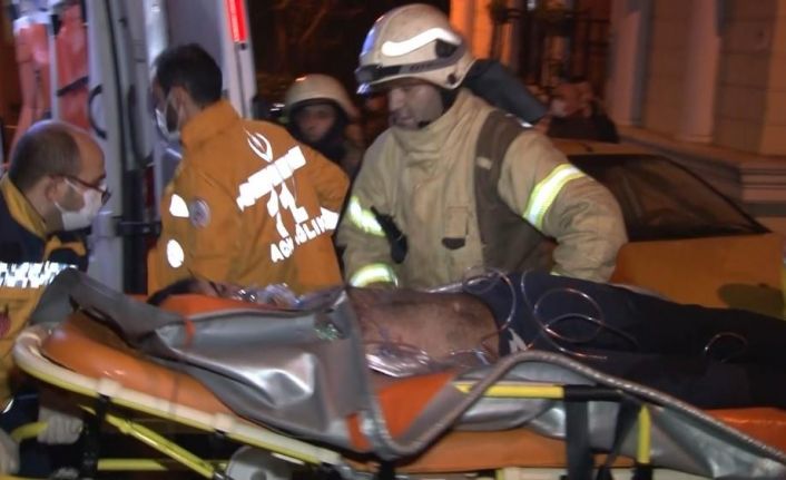 Şişli’de bir binanın 5’inci katında korkutan yangın: 1 ağır yaralı
