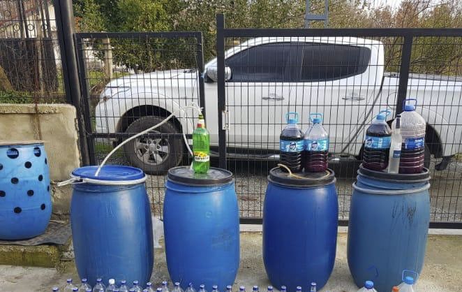 Tekirdağ’da 520 litre sahte içki ele geçirildi