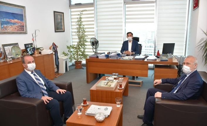 TESKİ Müdürü İçöz, İller Bankası Genel Müdürlüğü yöneticileri ile bir araya geldi