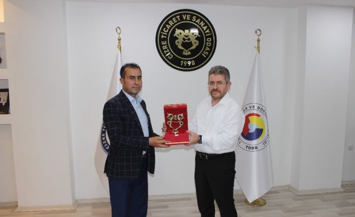 TSO Meclis Başkanı Yıldırım, Irak Türkmen Cephesi Milletvekili Bilal ile bir araya geldi