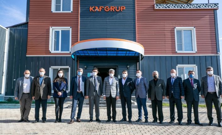 Vali Mehmet Emin Bilmez’den Kaf Gruba ziyaret