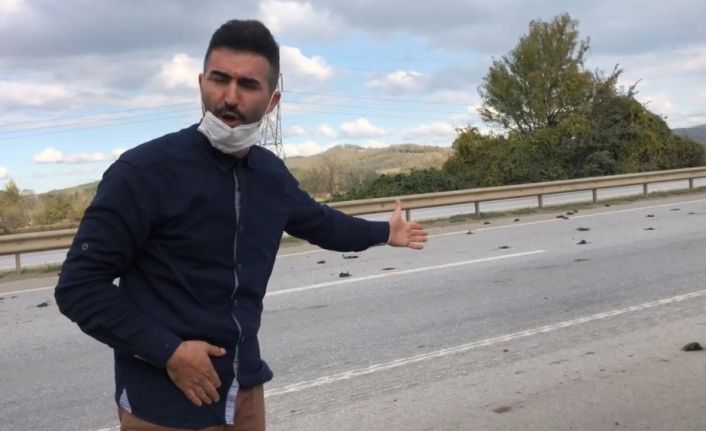 Yolda çırpınan kuşlar için kendi canını hiçe sayan vatandaş o anları anlattı