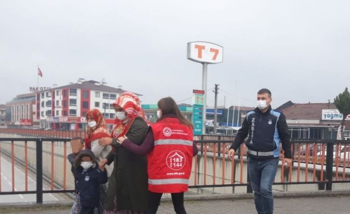 Zabıta ve Aile Sosyal Politikalar’dan dilenci operasyonu