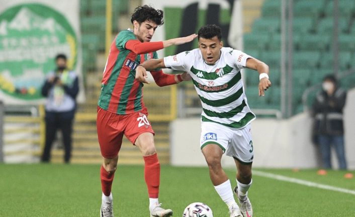 Ziraat Türkiye Kupası: Bursaspor: 0 - Karşıyaka: 0 (İlk yarı sonucu)