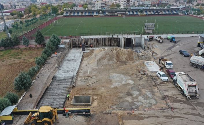 Atık Getirme Merkezi inşaatı sürüyor