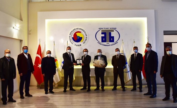 Aydın Vergi Dairesi Başkanı Şahin, ATB Başkanı Çondur ile görüştü