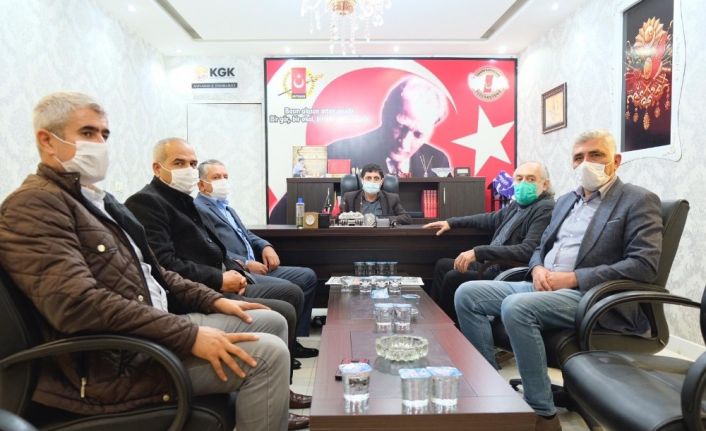 Başkan Binzet AGAD Yönetimiyle bir araya geldi