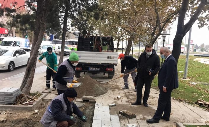 Başkan Büyükgöz sahada denetimlerini aksatmıyor