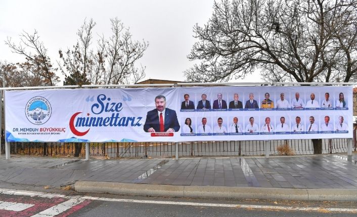 Başkan Büyükkılıç’tan Bakan Koca ve sağlık çalışanlarına: "Size minnettarız"