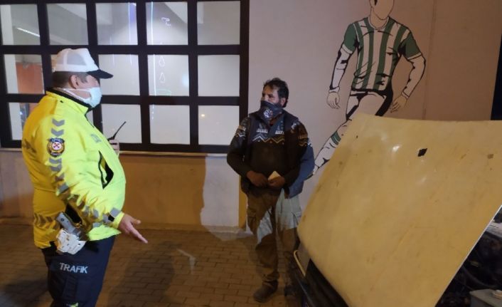 Bu sürücüye ne sorulsa yok dedi, polis de 6 bin 79 TL ceza kesti