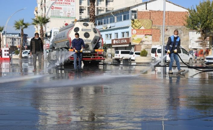 Cizre Belediyesi sokağa çıkma kısıtlamasında boş durmadı