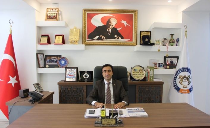 Cizre TSO Başkanı Sevinç U-ETDS sisteminin ertelenmesi hususunda girişimlerde bulundu