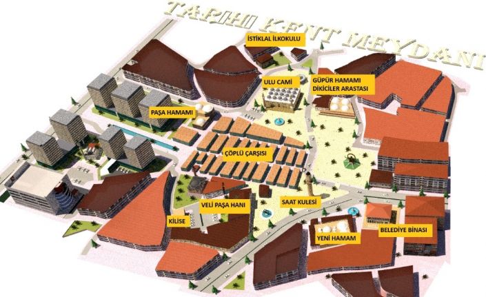 Çorum Belediyesi saat kulesi meydan projesini hayata geçiriyor
