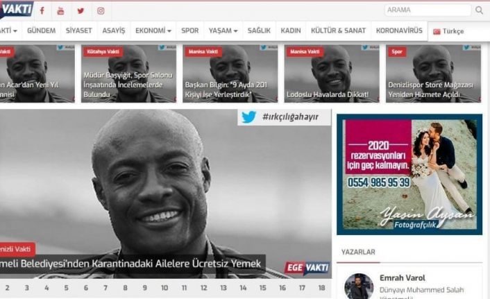 Denizli yerel basınından Pierre Webo’ya anlamlı destek