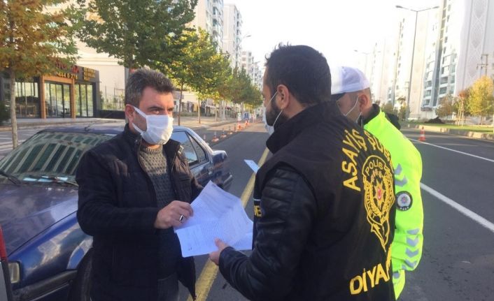 Diyarbakır’da 2 haftalık kısıtlamada 1 milyon 544 bin lira ceza kesildi