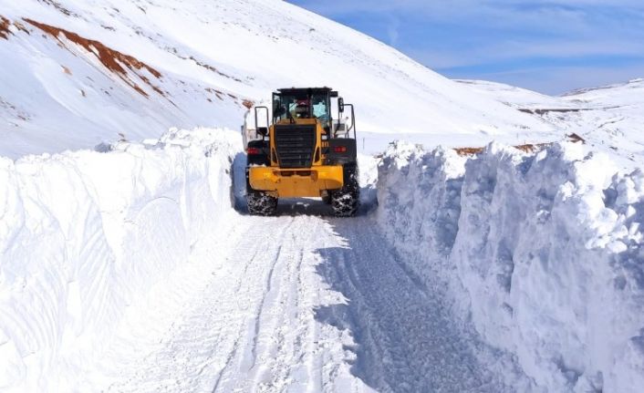 Erzincan’da 19 köy yolu kar ve tipiden ulaşıma kapandı