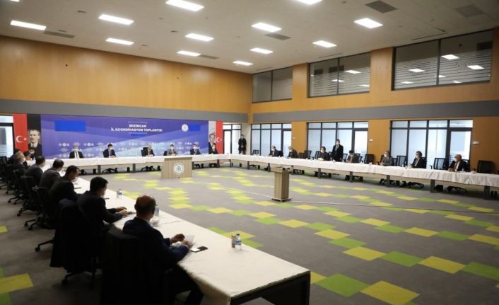 Erzincan’da kamuda koordinasyonu sağlamak amacıyla değerlendirme toplantısı yapıldı