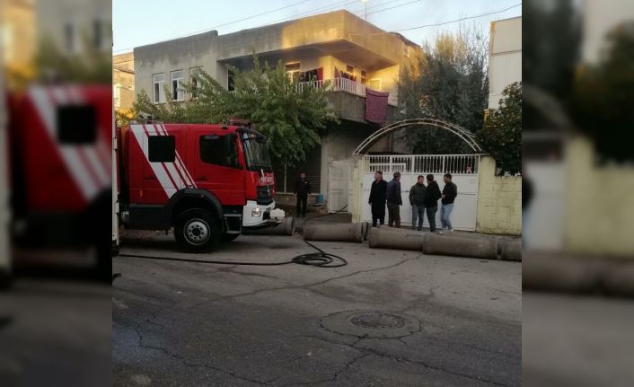 İkamet yangını korkuttu