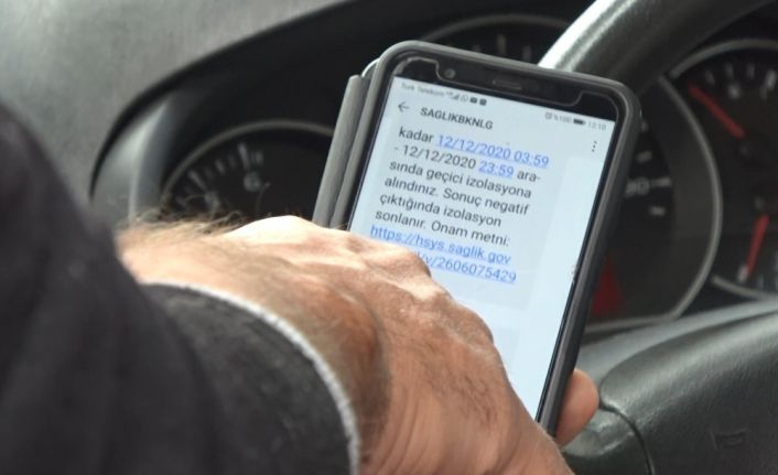 “İzolasyona alındınız” mesajına rağmen kısıtlamada sokağa çıkan şahıs yurtta karantinaya alındı
