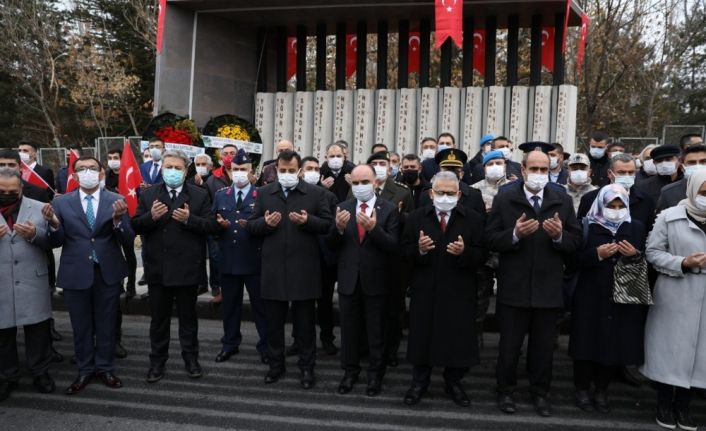 Kayseri şehitleri anıldı