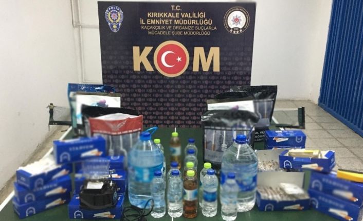 Kırıkkale’de yılbaşı öncesi operasyon: Sahte içki ve kaçak tütün ele geçirildi