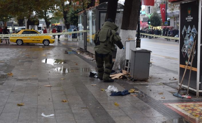 Malatya’da şüpheli paket paniği