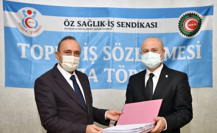 Manisa CBÜ’de sağlık ve sosyal hizmetler kolundaki işçiler için imza atıldı