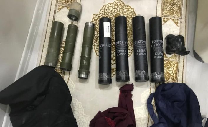 Mardin’de PKK terör örgütü üyesinin evinde havan topu bulundu