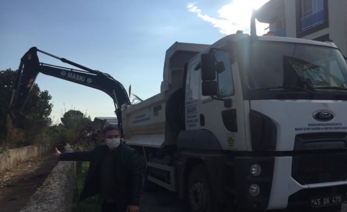 MASKİ bir dere yatağını daha temizledi