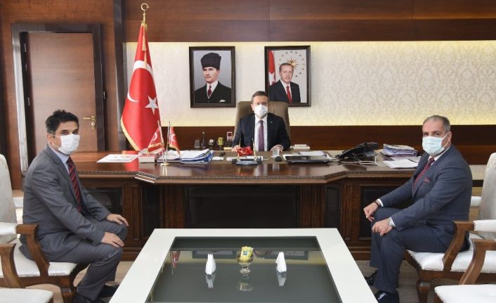 Meteoroloji Aydın İl Müdürü Deveci, Vali Aksoy ile görüştü