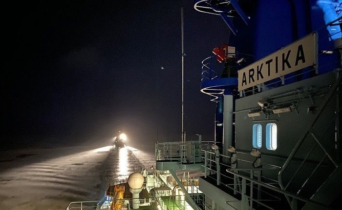 Nükleer buzkıran Arktika ilk görevini başarıyla tamamladı