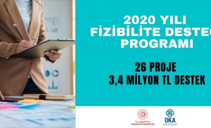 OKA Fizibilite Desteği Programı ile bölgede 26 projeye 3.4 milyon TL destek sağlandı