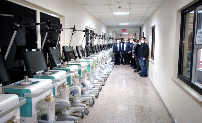 Osmaniye Devlet Hastanesi’ne solunum cihazı desteği