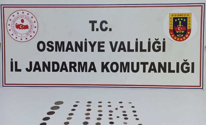 Osmaniye’de 49 adet sikke ele geçirildi
