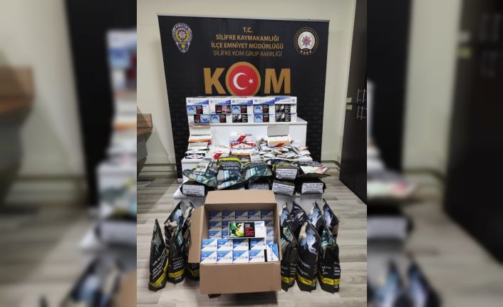 Silifke’de kaçak tütün ve makaron operasyonunda bir şüpheli gözaltına alındı