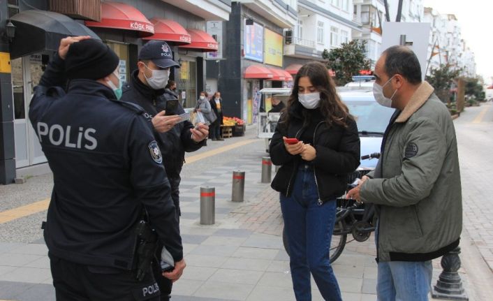 Sinop’ta polisten sıkı denetim