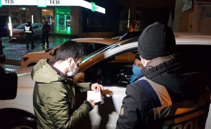 Sokağa çıkma kısıtlamasına uymayan 285 kişiye 256 bin 500 TL cezai işlem uygulandı