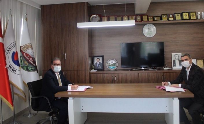 Söke’de Ticaret Odası ve Ticaret Borsası ile Ziraat Bankası arasında işbirliği protokolü