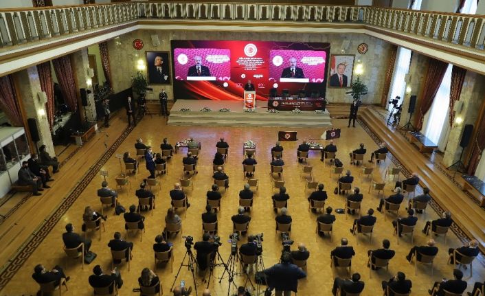 TBMM Başkanı Şentop: "Avrupa Birliği, bölgesel meselelerde sınırlayıcı bir yaklaşıma mahkum olmakla geleceği dönüştürücü imkanlar arasında bir tercih yapmak zorunda”