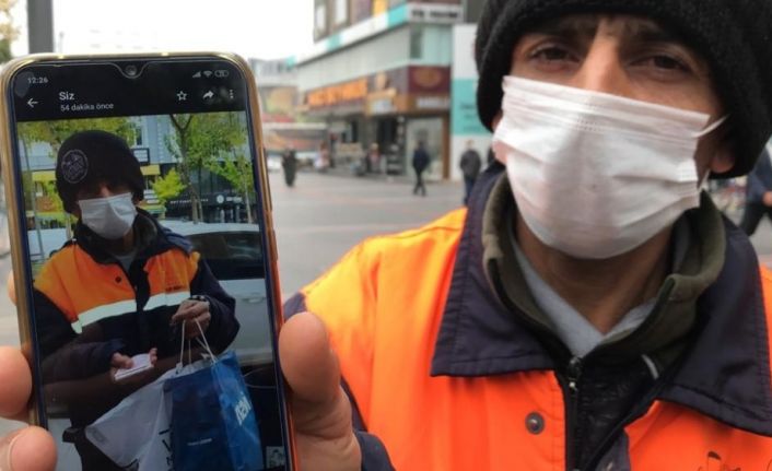 Temizlik personelinden alkışlanacak hareket: Yerde bulduğu 5 bin lirayı sahibine teslim etti