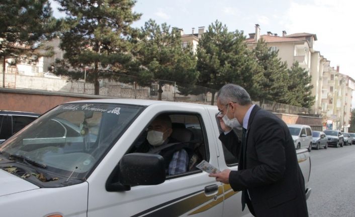 Tosya Kaymakamı öncelik yaya uygulamasına katıldı