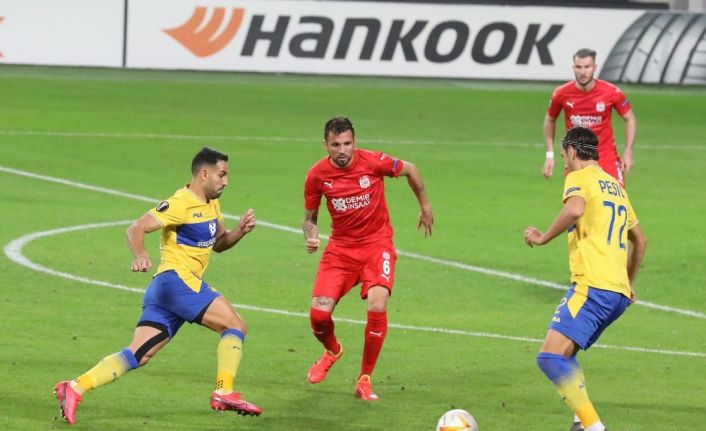 UEFA Avrupa Ligi: Maccabi Tel Aviv: 0 - DG Sivasspor: 0 (İlk yarı)
