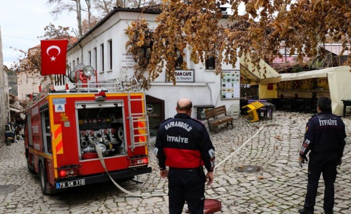 UNESCO Miras Listesi’nde yer alan Safranbolu’da yangın tatbikatı